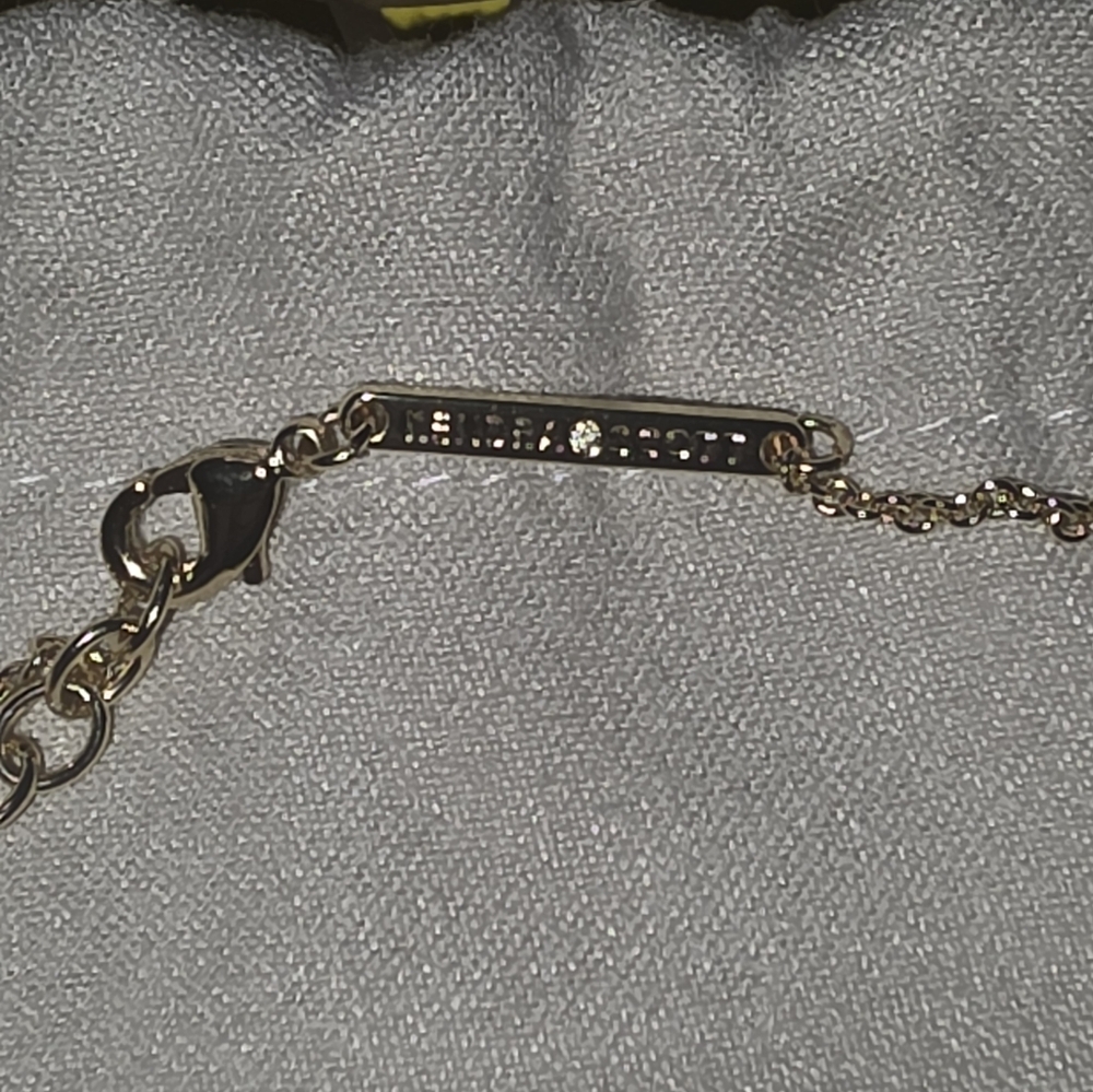 Kendra Scott Pink and Gold Elisa Necklace - Picture 5 of 5